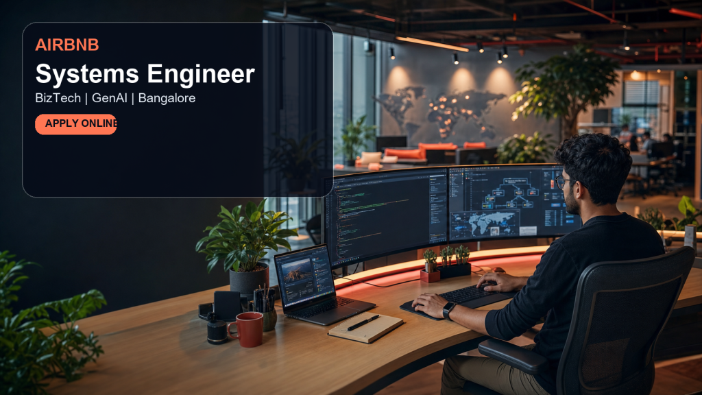 Airbnb Systems Engineer, BizTech official job information banner