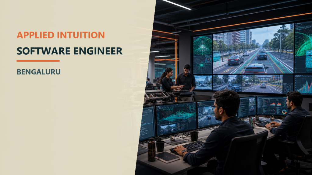Applied Intuition Software Engineer Bengaluru official job information banner
