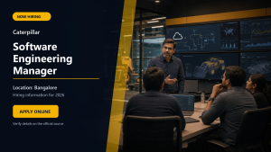 Caterpillar hiring 2026 Software Engineering Manager job in Bangalore