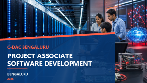 C-DAC Project Associate Bengaluru 2026 official job information banner