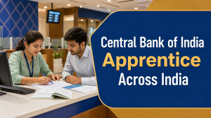 Central Bank of India Apprentice recruitment 2026 official job information banner