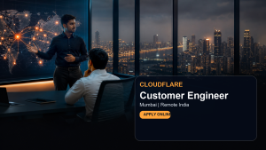 Cloudflare Customer Engineer official job information banner
