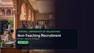 CURAJ Non-Teaching Recruitment 2026 official job information banner