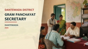 Dantewada Gram Panchayat Secretary recruitment 2026 official job information banner