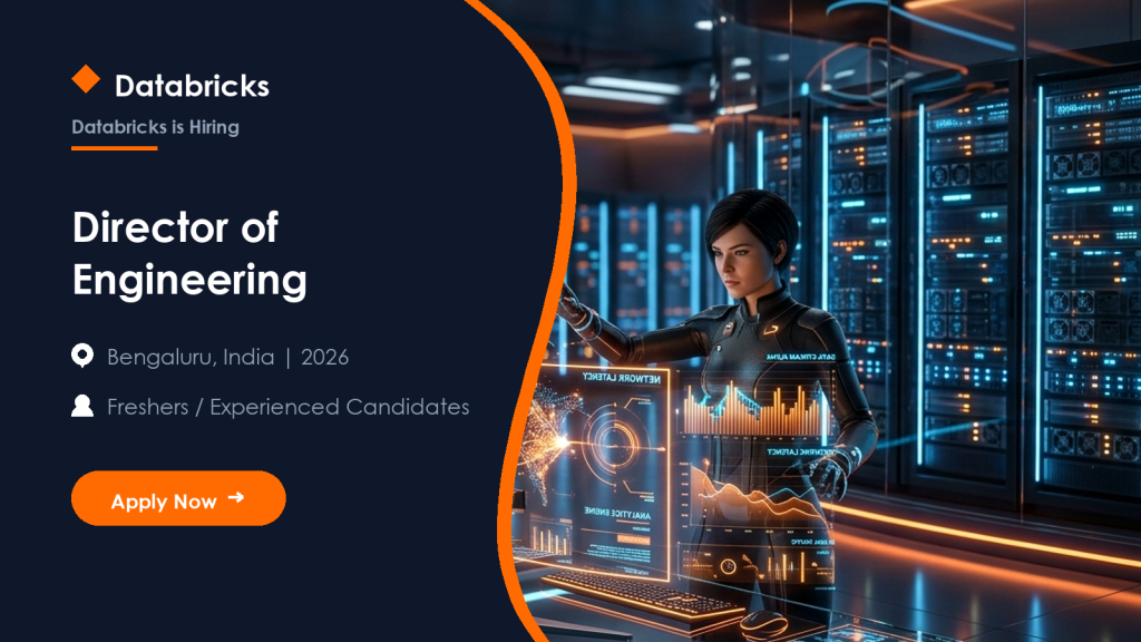 Databricks Director of Engineering official job information banner