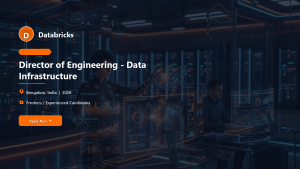 Databricks Director of Engineering (Data Infrastructure) official job information banner