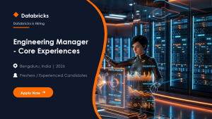 Databricks Engineering Manager - Core Experiences official job information banner