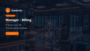 Databricks Manager - Billing official job information banner