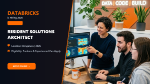 Databricks Resident Solutions Architect official job information banner