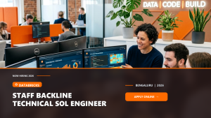 Databricks Sr. Staff/ Staff Backline Technical Solution engineer official job information banner