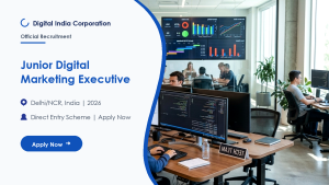 DIC Junior Digital Marketing Executive official job information banner