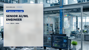 Digital India Corporation Senior AI/ML Engineer official job information banner