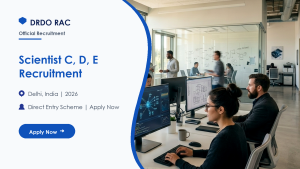 DRDO RAC Scientist Recruitment 2026 official job information banner