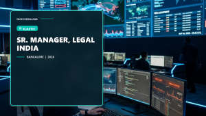 Elastic Sr. Manager, Legal India official job information banner