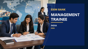 Exim Bank Management Trainee Recruitment 2026 official job information banner