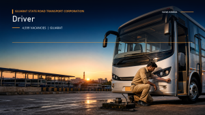 GSRTC Driver recruitment 2026 official job information banner