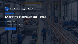 HCL Executive Recruitment 2026 official job information banner