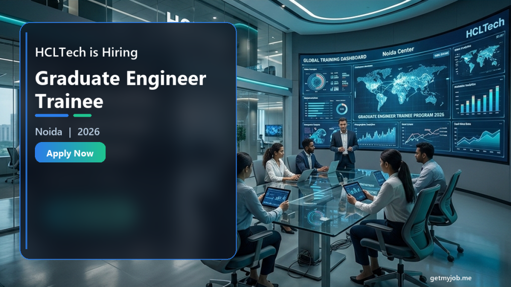 HCLTech is Hiring Graduate Engineer Trainees | Noida 2026 banner