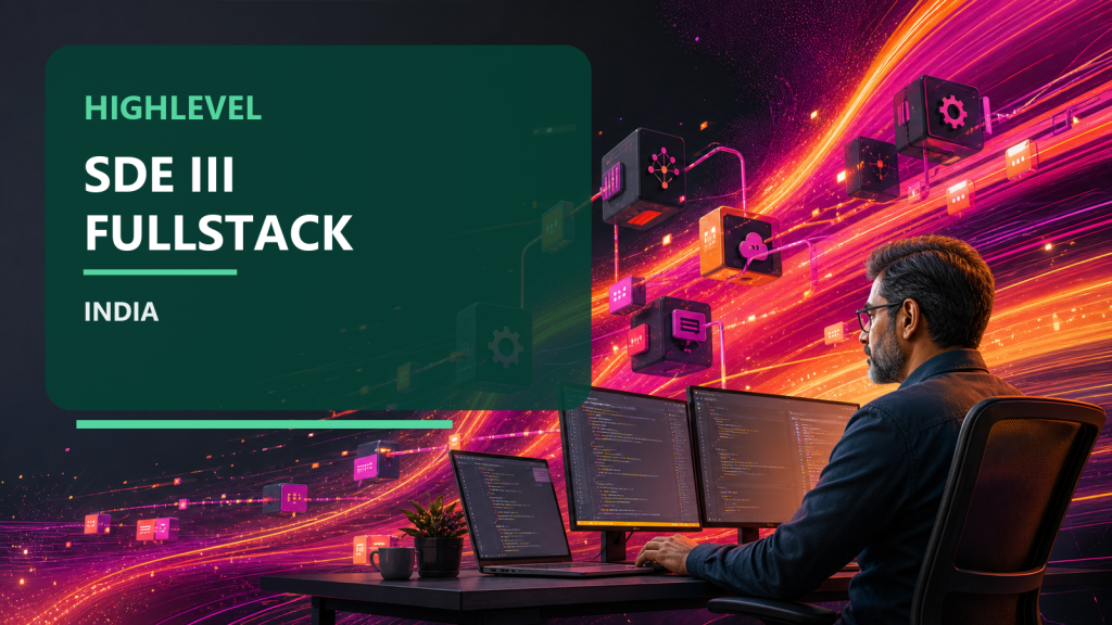 HighLevel SDE III Fullstack India official job information banner