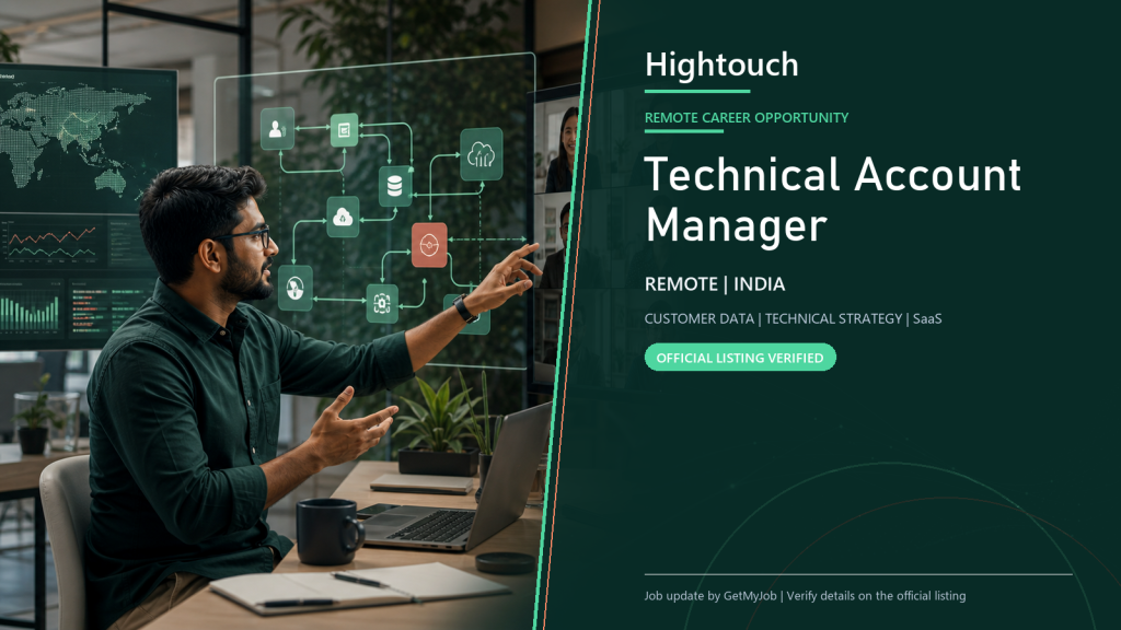 Hightouch Technical Account Manager official job information banner