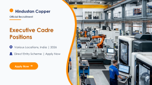 Hindustan Copper Executive Recruitment 2026 official job information banner