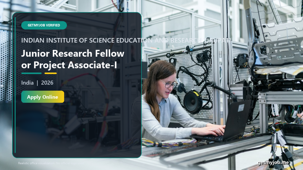 IISER Tirupati JRF Recruitment 2026 official job information banner