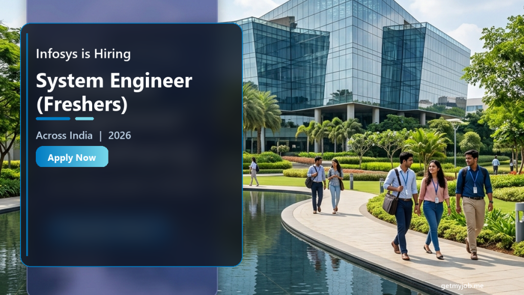 Infosys is Hiring System Engineers for Freshers | Across India 2026 banner