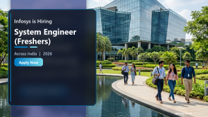 Infosys is Hiring System Engineers for Freshers | Across India 2026 banner