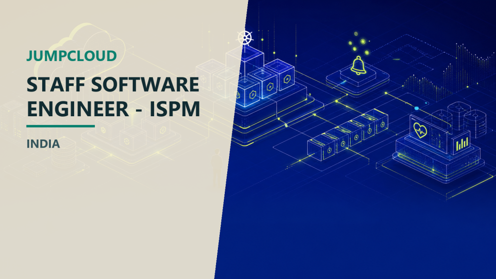 JumpCloud Staff Software Engineer ISPM India official job information banner