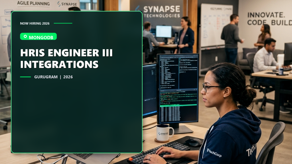 MongoDB HRIS Engineer III - Integrations official job information banner