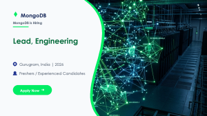 MongoDB Lead, Engineering official job information banner