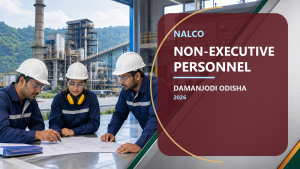 NALCO Non Executive Personnel Recruitment 2026 official job information banner