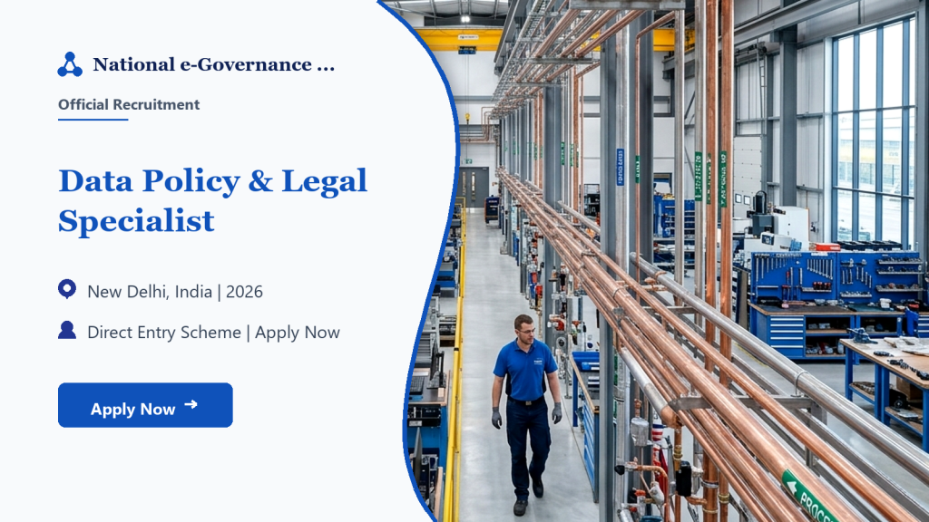 NeGD Data Policy & Legal Specialist official job information banner