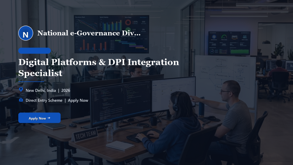 NeGD Digital Platforms official job information banner