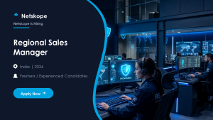 Netskope Regional Sales Manager official job information banner