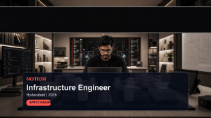 Notion Software Engineer, Infrastructure official job information banner