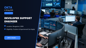 Okta Developer Support Engineer official job information banner