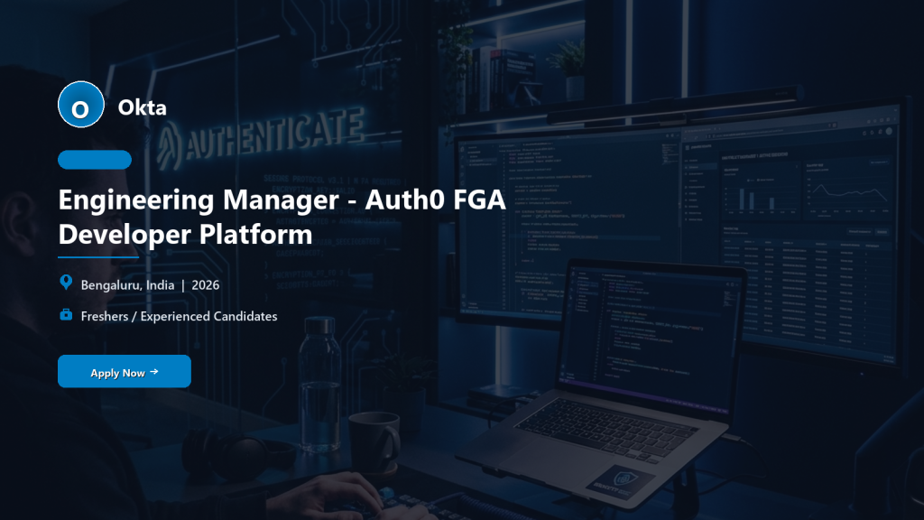 Okta Engineering Manager - Auth0 FGA Developer Platform official job information banner