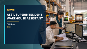 OSWC Assistant Superintendent Warehouse Assistant 2026 official job information banner