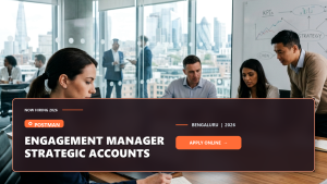 Postman Engagement Manager, Strategic Accounts official job information banner
