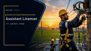 PSPCL Assistant Lineman recruitment 2026 official job information banner