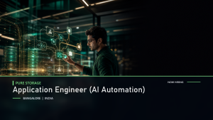 Pure Storage Application Engineer (AI Automation) official job information banner