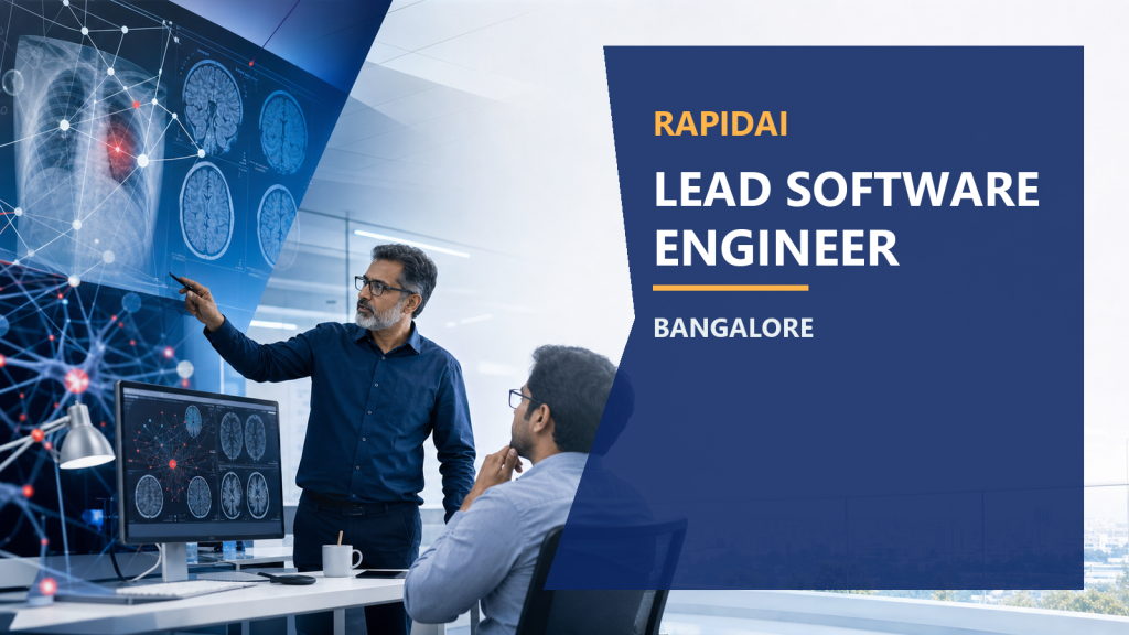 RapidAI Lead Software Engineer Bangalore official job information banner