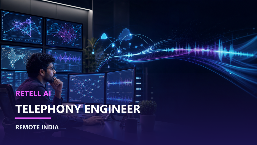Retell AI Telephony Engineer India official job information banner