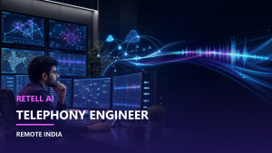 Retell AI Telephony Engineer India official job information banner
