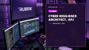 Rubrik Cyber Resilience Architect, APJ official job information banner