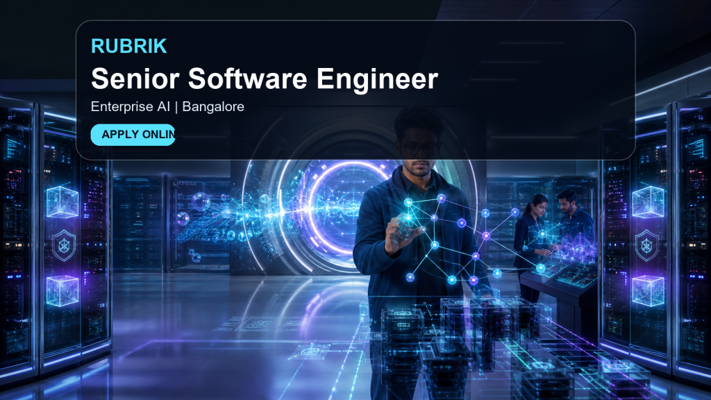 Rubrik Senior Software Engineer, Enterprise AI official job information banner