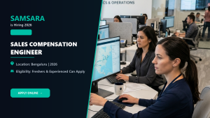 Samsara Sales Compensation Engineer - Xactly official job information banner