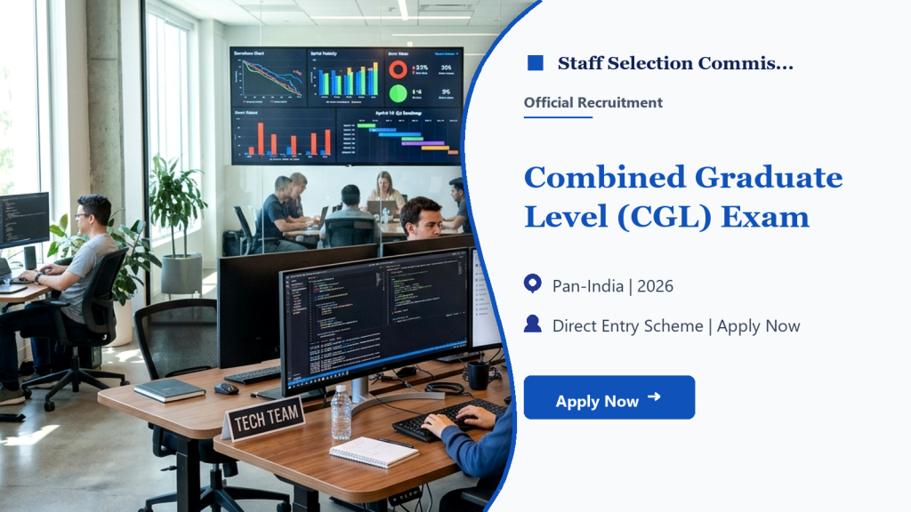 SSC CGL Recruitment 2026 official job information banner