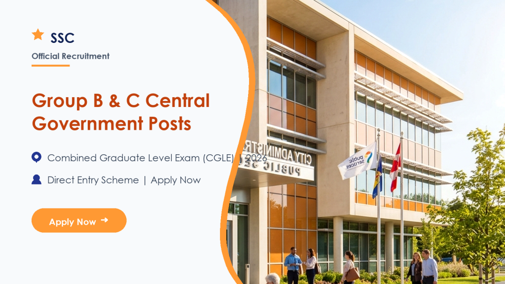 SSC CGLE 2026 official job information banner